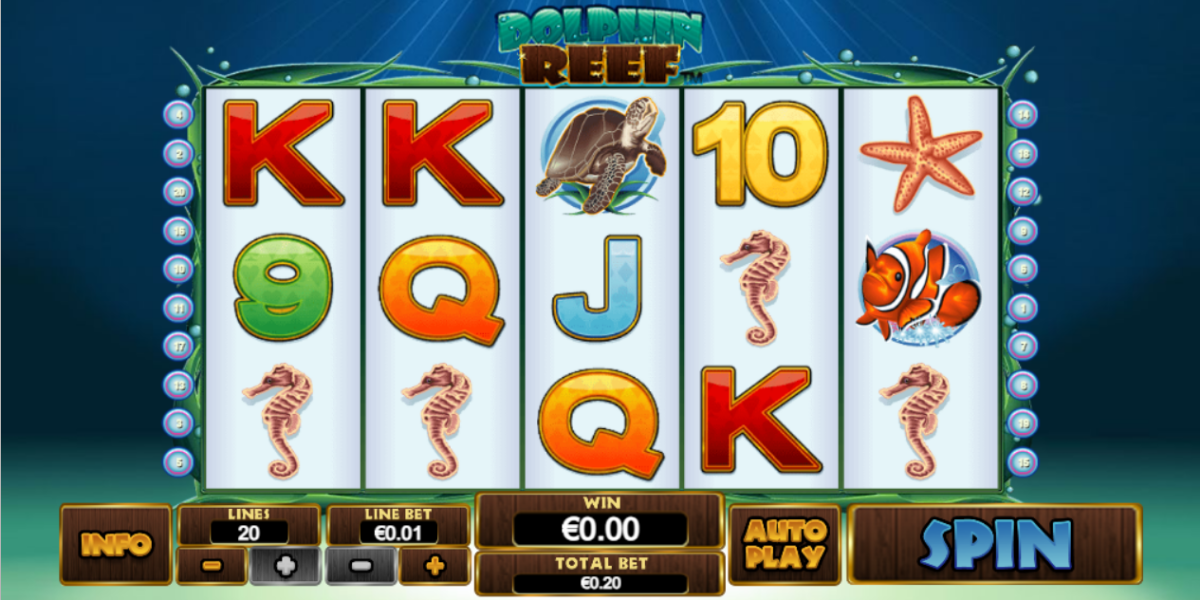 Dolphin Reef Slot - Interface - ramly888m