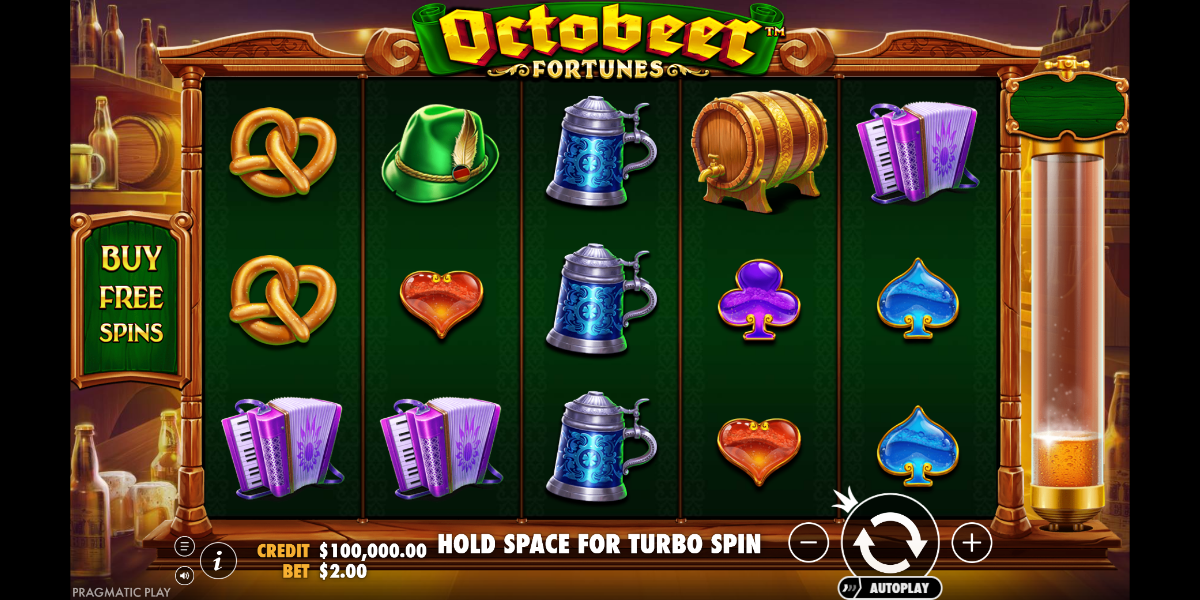 Octobeer Fortunes Slot - Interface - ramly888m