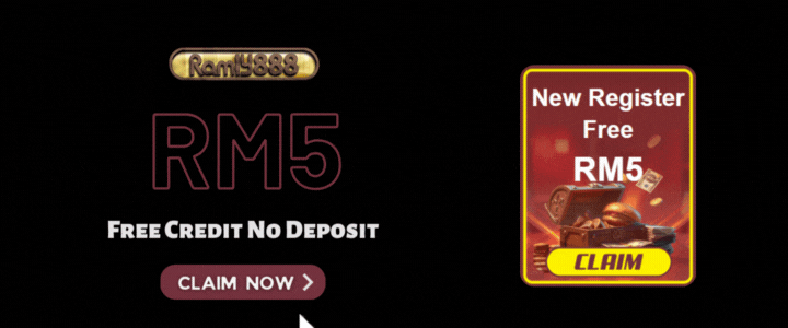 Ramly888 Free Credit Slot RM5 - Promotion Banner