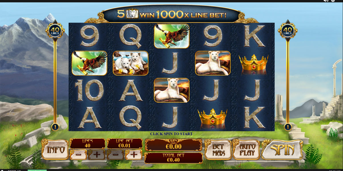 White King Slot - Interface - ramly888m