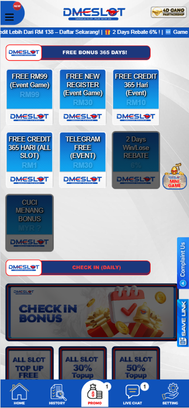 DMCSlot - Promotion - ramly888m