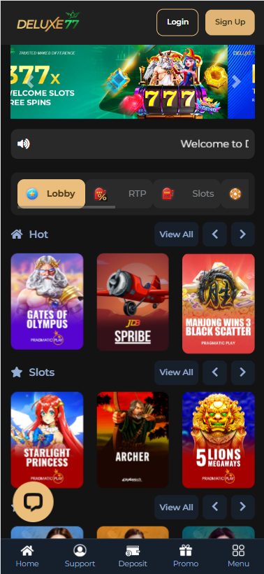 Deluxe77 - Homepage - ramly888m