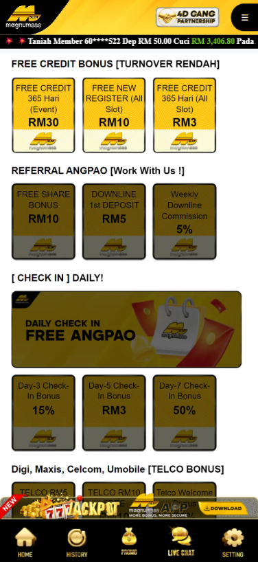 Magnum888 - Promotion - ramly888m