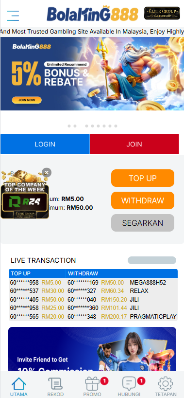 Bolaking888 - Homepage - ramly888m