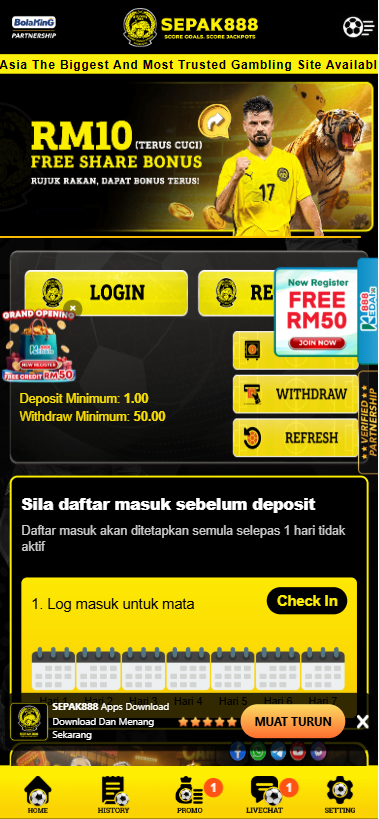 Sepak888 - Homepage - ramly888m